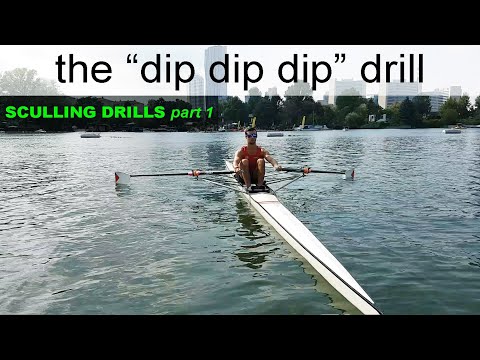 Most important Sculling drills done right - part 1: dip dip dip to get light hands and a stable boat thumbnail