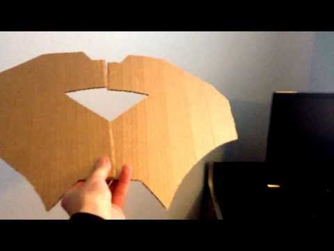 TheJegeBuilds: Iron Man Mark 6 Chestplate using Cardboard! Part 1