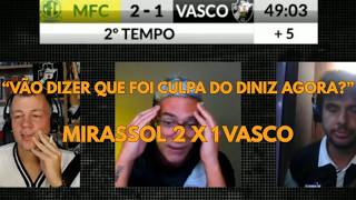 REAÇÃO - TORCEDORES DO VASCO NA DERROTA DIANTE DO MIRASSOL - BRASILEIRÃO 2026