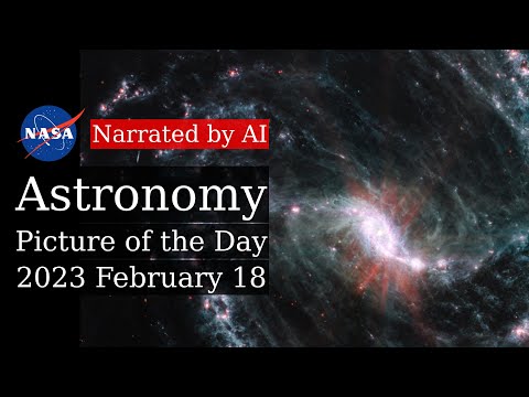 APOD: 2023-02-18 - Barred Spiral Galaxy NGC 1365 from Webb (Narrated by Emma)