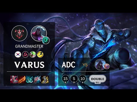 Varus ADC vs Aphelios - KR Grandmaster Patch 11.19