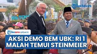 Demo Besar-Besaran! BEM UBK: Tujuan Kami ke Istana, Prabowo Mal ah Bertemu Presiden Jerman!
