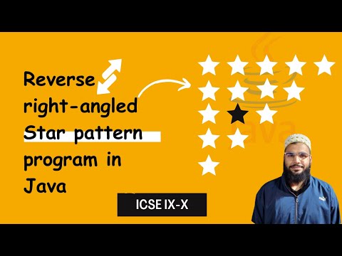 Reverse Right Angled Triangle Pattern Java Programming Tutorial For Icse Class Xi X