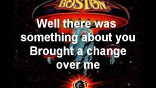 Boston- Something About You with Lyrics