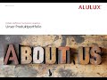 Alulux GmbH - Unser Produktportfolio