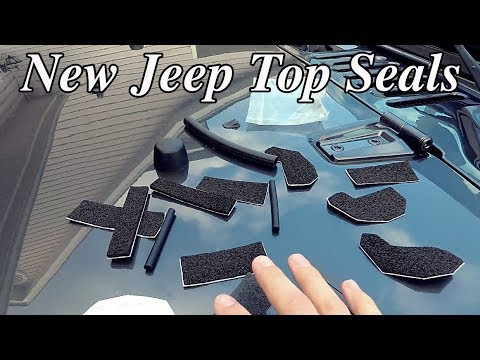 HOW to repair a Leaky Jeep Wrangler Top (Jeep JK)
