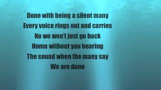 We Are Done - The Madden Brothers (Lyric Video)