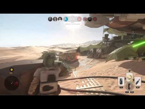 Star Wars Battlefront - 1 Rebel Rodian Eliminates 11 Sandtroopers In 3 Minutes