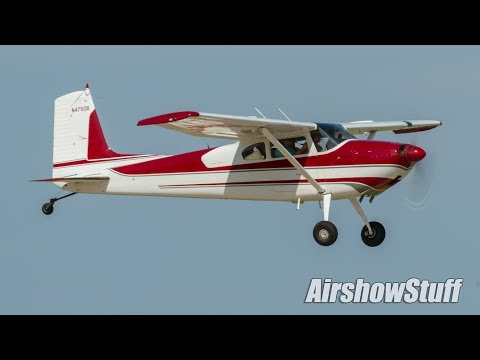 Oshkosh Runway 18 Arrivals/Departures (Weds Part 1) - EAA AirVenture Oshkosh 2017