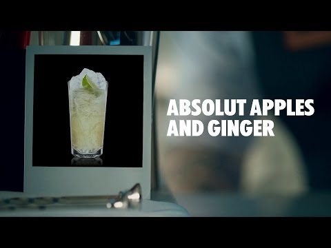 ABSOLUT APPLES AND GINGER DRINK RECIPE - HOW TO MIX