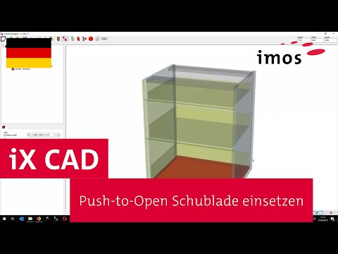 #imostipsandtricks iX CAD - Inset-Schublade mit push-to-open-Schiene [DE]