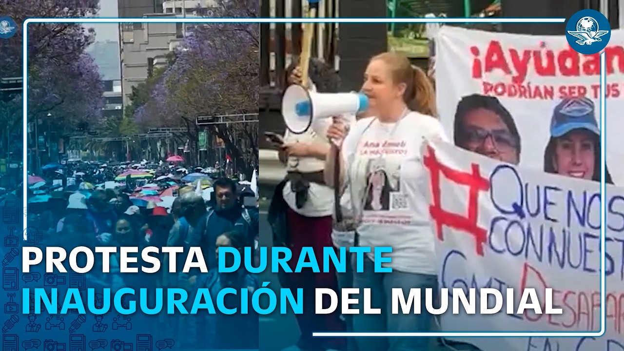 Madres buscadoras y CNTE convocan megamanifestación en inauguración del Mundial