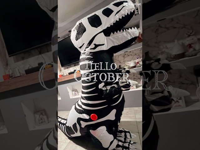 Vídeo relacionado con Genérico Disfraz de Dinosaurio Esqueleto | Juguete de Peluche,Ropa para Fiestas y Disfraces | para Adultos Convenciones de Cómic Carnaval Actores de Teatro Eventos Temáticos