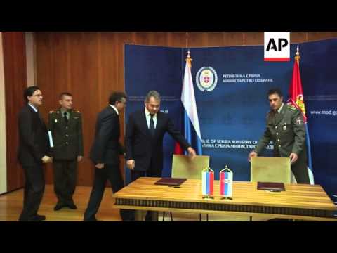 Defence Minister Shoigu meets counterpart Rodic