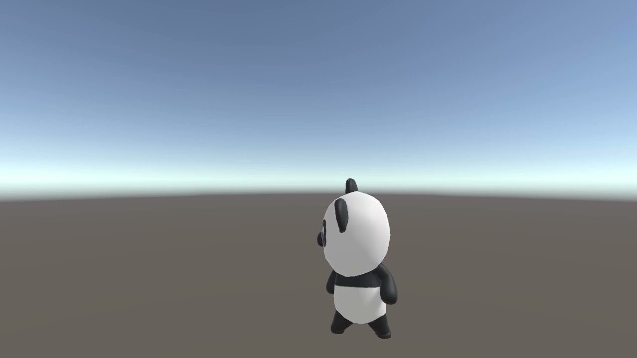 Cartoon Panda Character Animated 3D Model