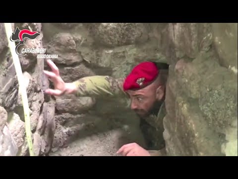 Police uncover secret underground mob hideouts | Calabria