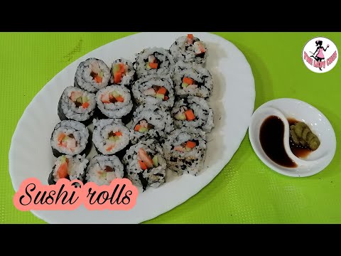SUSHI Rolls / HOMEMADE SUSHI / THE LADY CHEF / TLC