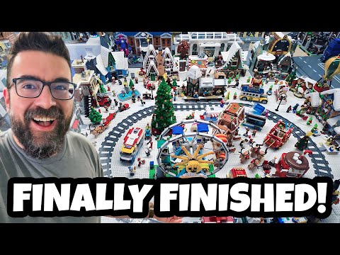 I Finally Finished My LEGO Winter Village ❄️🎄