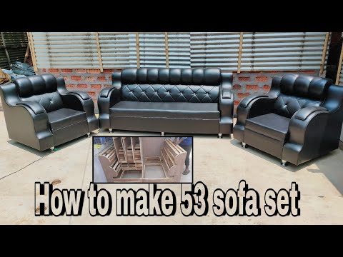how to make 53 sofa set and 53 sofa set measurement