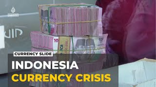 Indonesian currency slides: Inflation makes it harder for people to afford food