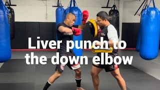 Liver Punch to Downward Elbow