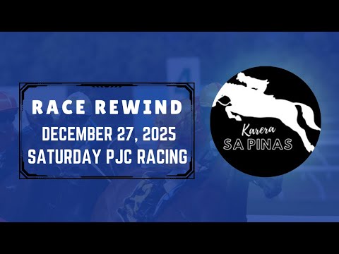 PJC RACE REWIND | DECEMBER 27, 2025 | SATURDAY PJC RACING | Karera Sa Pinas