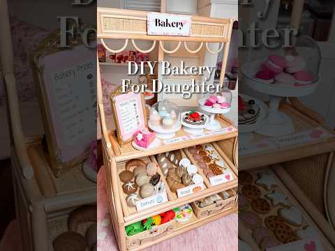 DIY-Bäckerei für meine Tochter 🤍 #DIY #Momlife #diytoys #crafts #viral #fyp #diycrafts