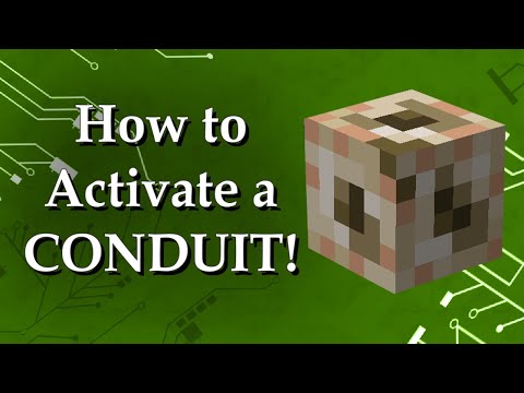 1.19.3 - How to Activate a Conduit in Minecraft!