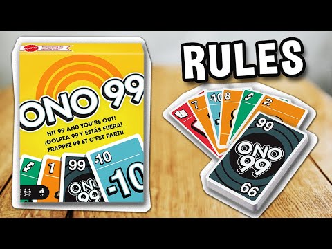 How to play ONO 99 card game (official rules, instructions and gameplay) | boardgamesTV x Mattel UNO