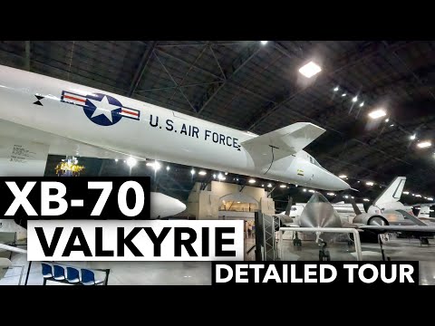 Tour around the North American XB-70 Valkyrie - the greatest cold war bomber that never was.