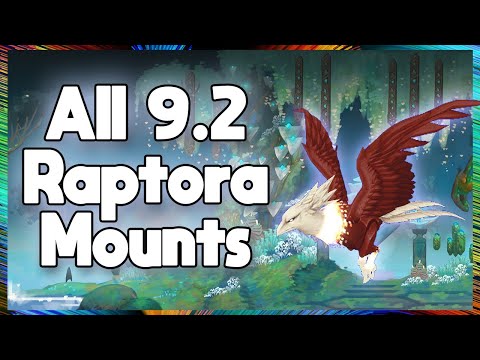WoW 9.2 Raptora Mounts - How to get Raptora Swooper, Mawdapted Raptora, and Desertwing Hunter