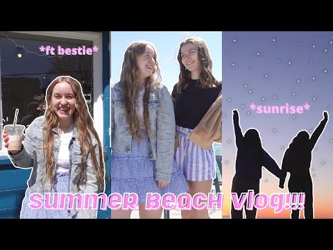 Summer Beach Trip Vlog *ft my best friend* !!!!! | Trina Hannah