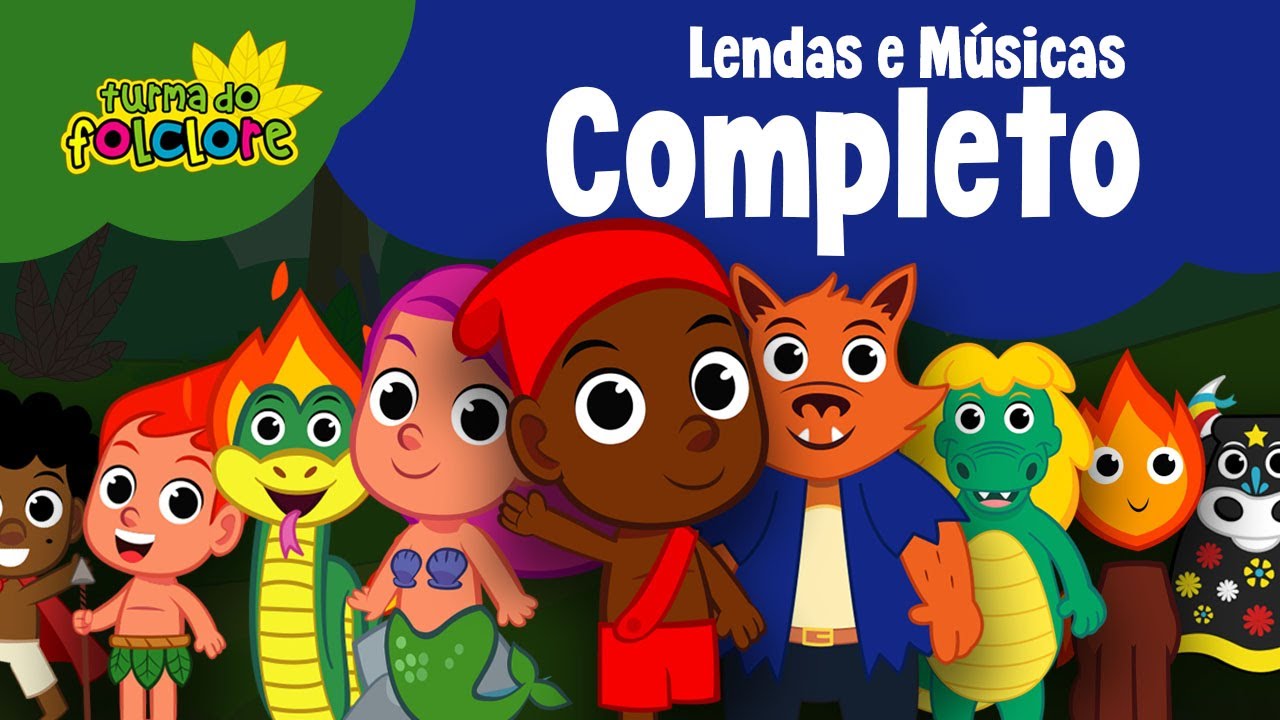 Coletânea Turma do Folclore - 32 episódios (12 Lendas + 20 Músicas): +87 Minutos - Lendas do Brasil