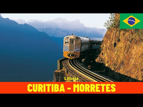Cab Ride Curitiba - Morretes (Serra Verde Express, Brazil) - train driver's view in 4K