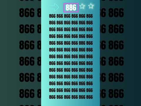 Can you spot the number 886  sirf 5 seconds main 💯💯🔥🔥#maths #foryourpage