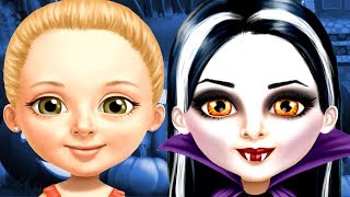 Halloween Kids Videos & Spooky Games to learn Halloween Makeover Makeup Dress Up for Girls