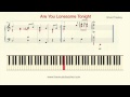 How To Play Piano: Elvis Presley "Are You ...