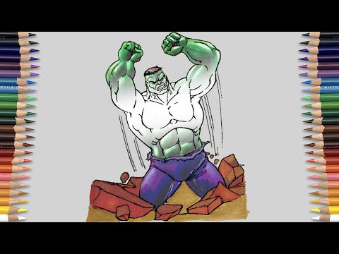 Incredible HULK SMASH Coloring Page | Bring Me The Light - Arrow [NCS Release]