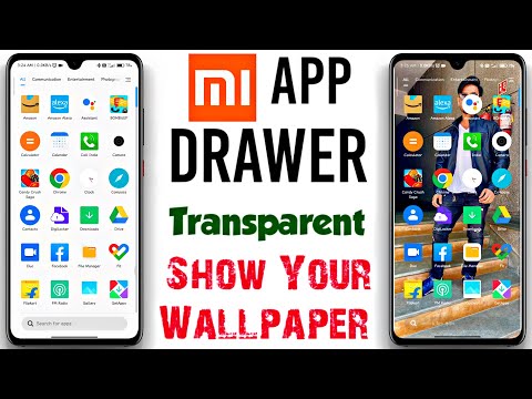 How to add wallpaper on the app drawer