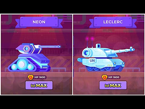 Tank Stars New Update 2 New Tanks Neon and LECLERC