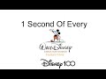 1 Second Of Every Walt Disney Animation Studios Feature Films Happy 100th Birthday Disney