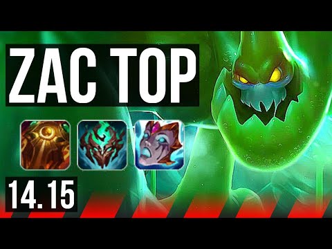 ZAC vs JAYCE (TOP) | 73% winrate, 11/3/6, Dominating | BR Master | 14.15