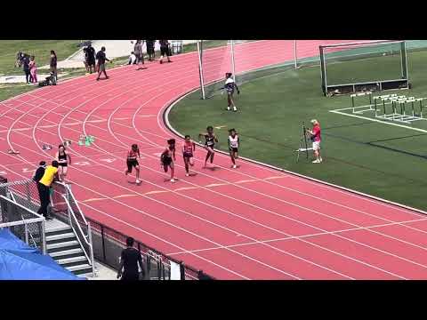 Girls 14 years old - 100M (Heat 3) - AAU Region 1 Championship (7/1/23)