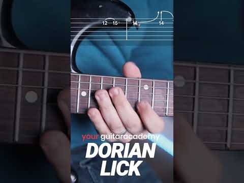 Try This Dorian Lick! #guitarlesson