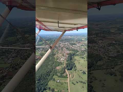 Apresento a vocês a vista aérea da cidade de Alecrim -RS.