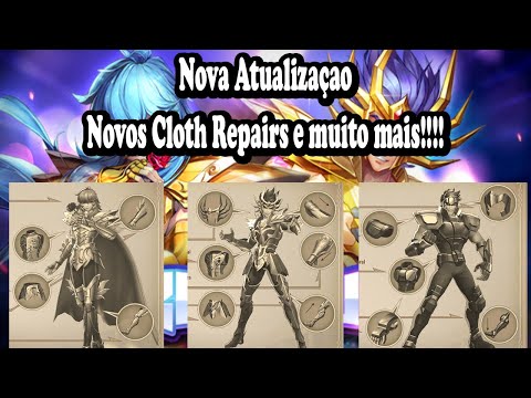 NOVA ATUALIZAÇÃO!! CLOTH REPAIR DO AFRODITE E MÁSCARA DA MORTE | SAINT SEIYA AWAKENING