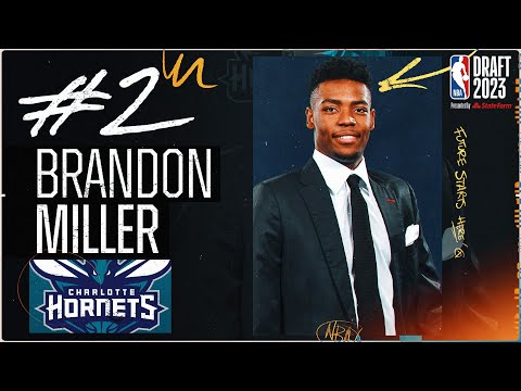 Brandon Miller Goes #2 Overall In The 2023 #NBADraft