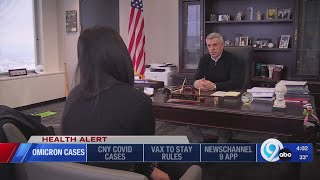 Oneida Co. Executive talks latest Omicron cases
