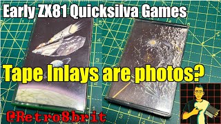 ZX81 Quicksilva Tape inlays are Photos?