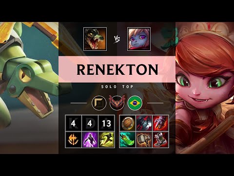Renekton Top vs Poppy - BR Grandmaster Patch 25.13
